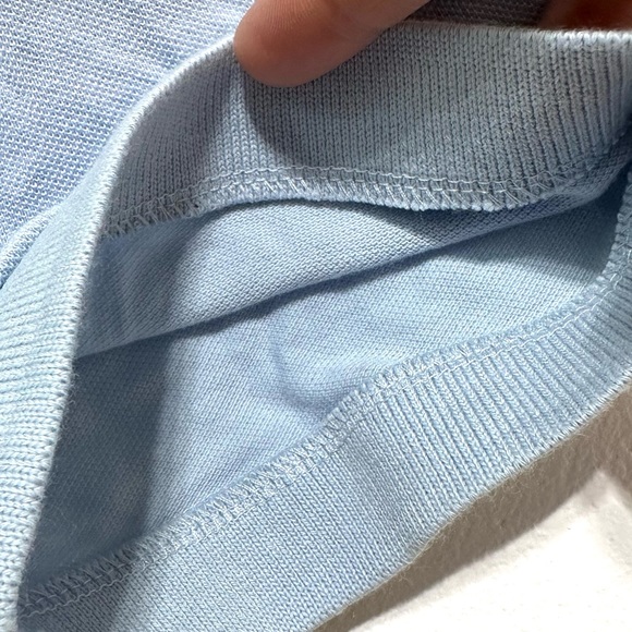 Knowledge Cotton Apparel NWOT Pale Blue Unisex Classic Polo Shirt Size Medium - Picture 5 of 11